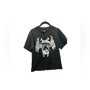 Black Marvel Venom/Spiderman Graphic Kids T-Shirt